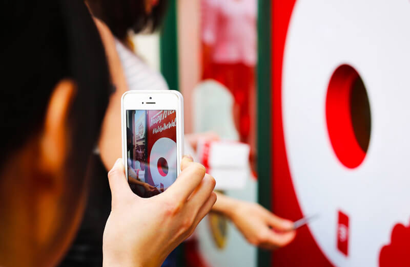 A Krispy Kreme
vending machine